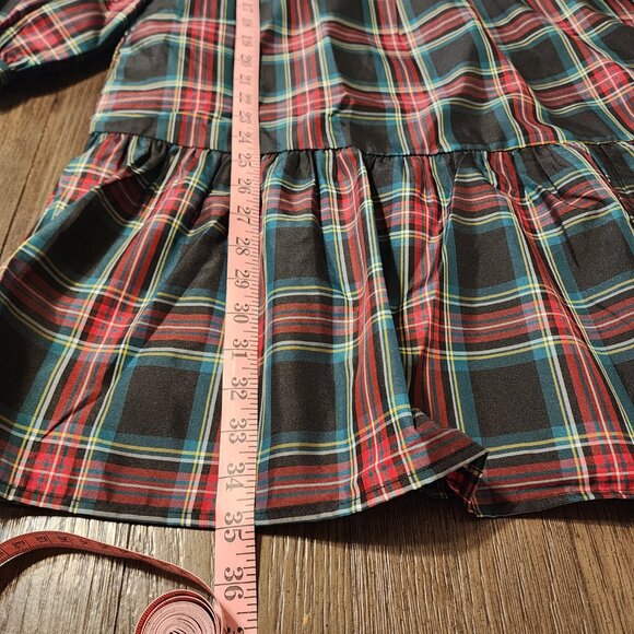 Tuckernuck Highland Tartan Palmerston Dress NWT Green XL - Picture 3 of 12